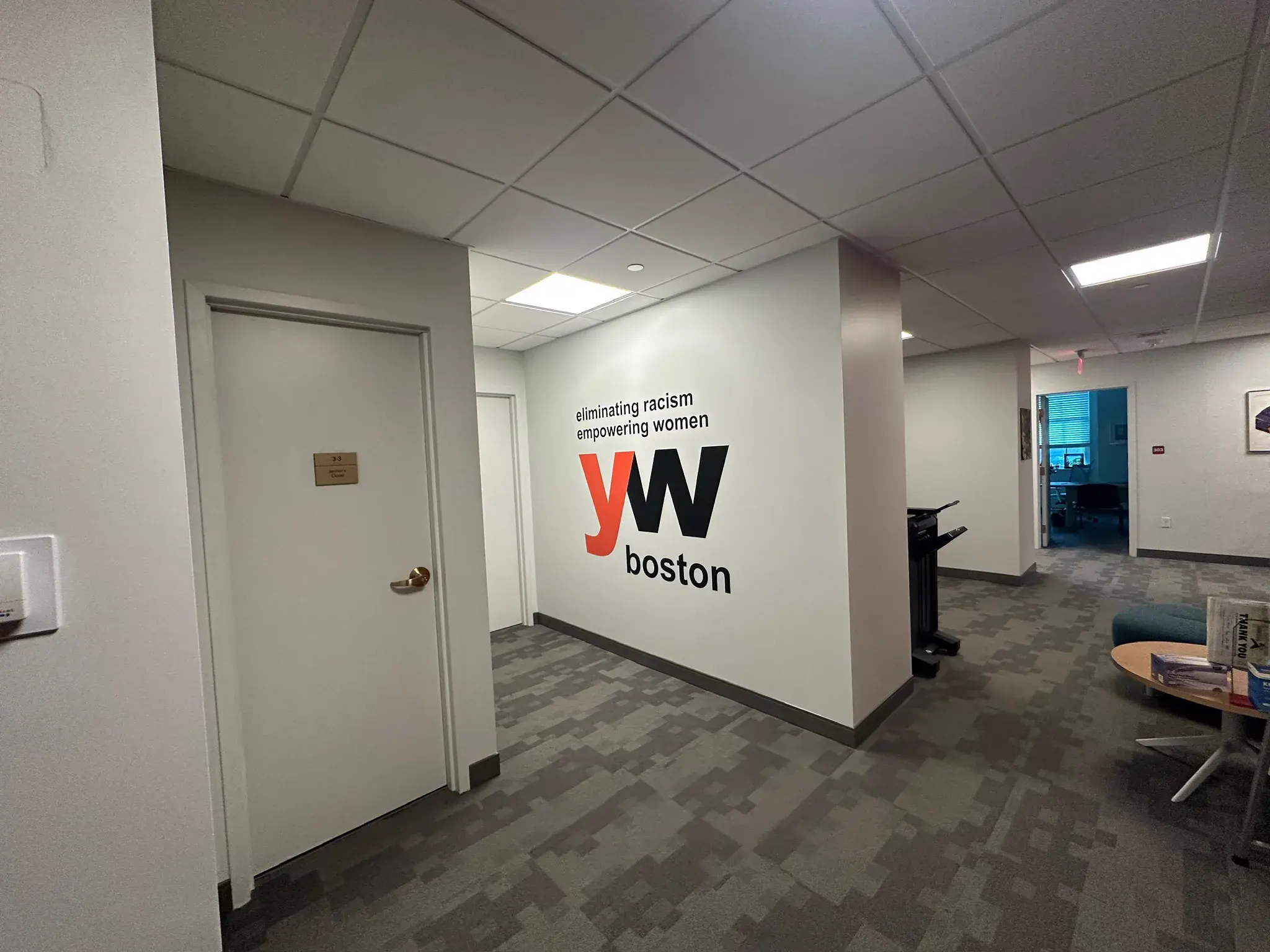 YW Boston installation by Theory Media