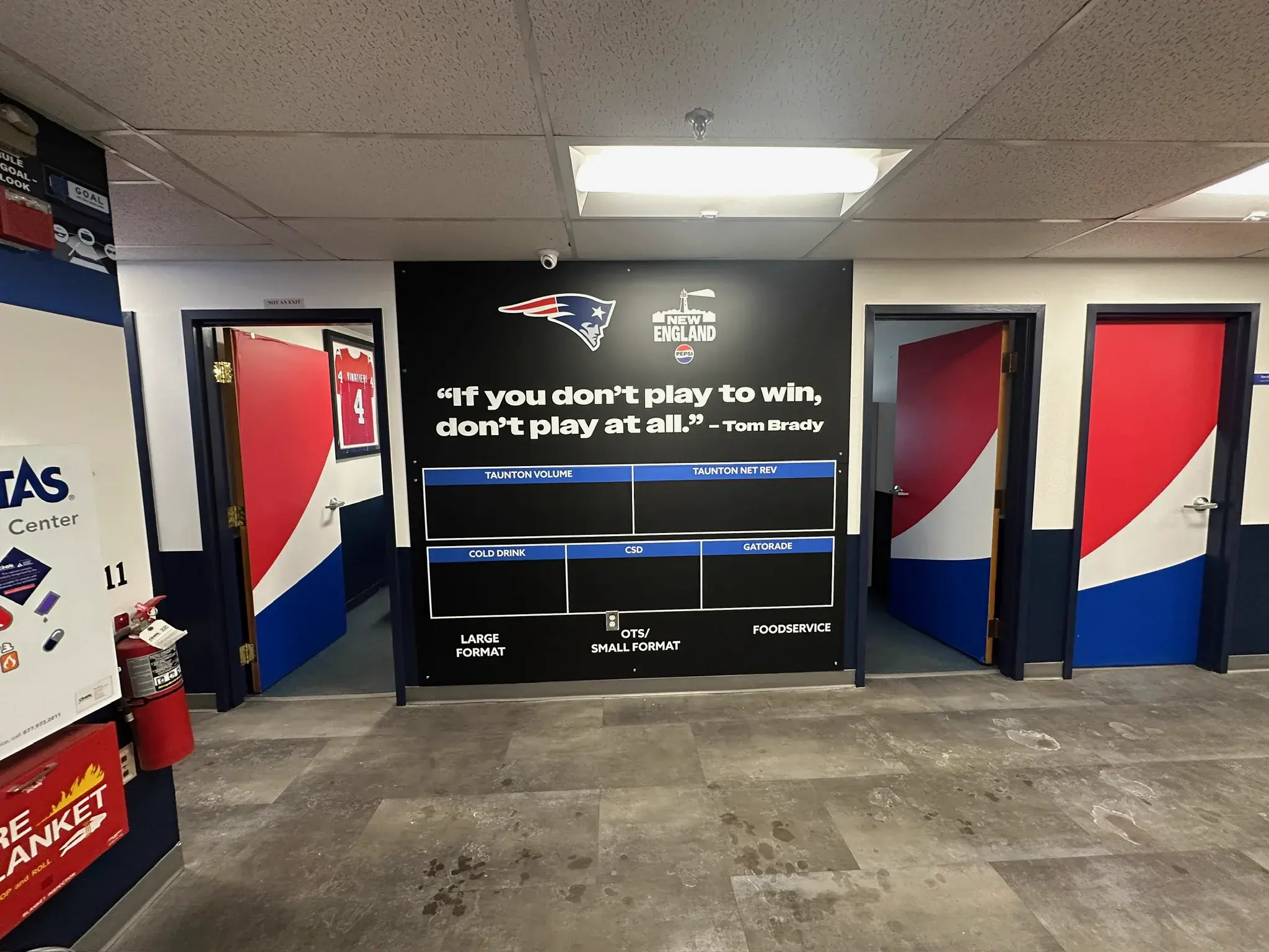 Pepsi × New England Patriots installation by Theory Media