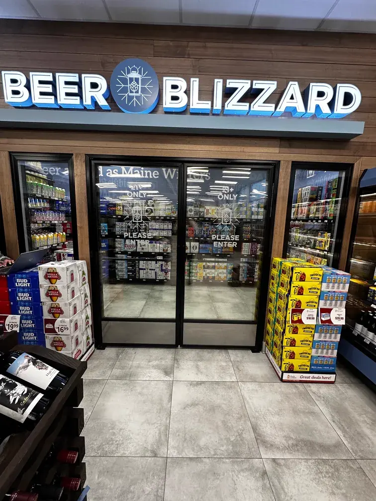 Beer Blizzard installation by Theory Media